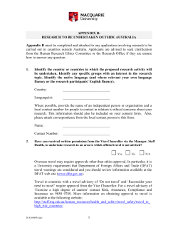 appendix b - Research Office