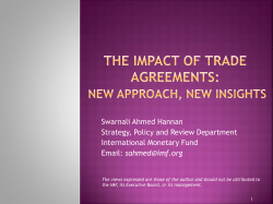 The Impact of Trade Agreements: New Approach