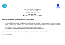 click here for the booking form