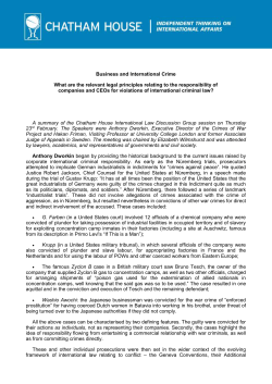 Business and International Crime