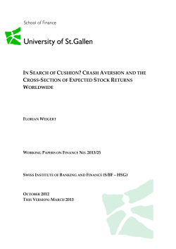 crash aversion and the cross-section of expected stock returns
