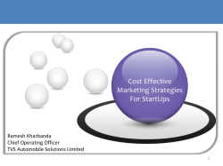 Cost effective Marketing strategies for Startups