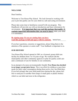 Orientation Package 2012-2013