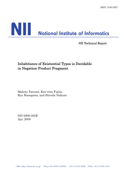 Inhabitance of Existential Types is Decidable in Negation
