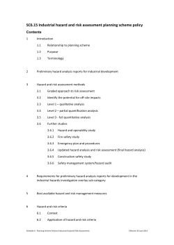 7 Information requirements and assessment processes