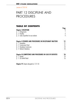 (UCI) cycling regulation