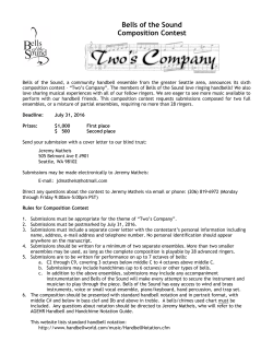 Bells of the Sound composition contest