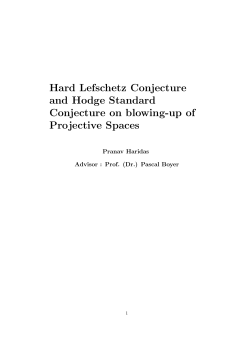 Hard Lefschetz Conjecture and Hodge Standard Conjecture