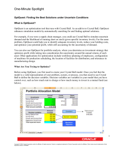 OptQuest (optimization)