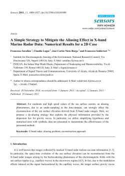 A Simple Strategy to Mitigate the Aliasing Effect in X-band