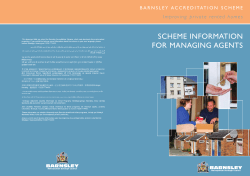 scheme information for managing agents