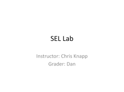 SEL Lab - gozips.uakron.edu