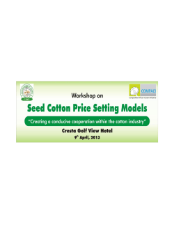 The sector lacked price setting mechanism