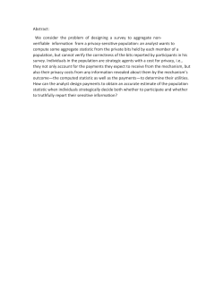 Abstract: We consider the problem of designing a survey to