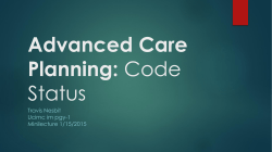 Advanced Care Planning - Department of Medicine