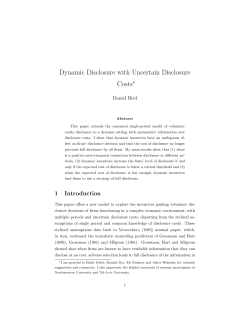 Dynamic Disclosure with Uncertain Disclosure Costs