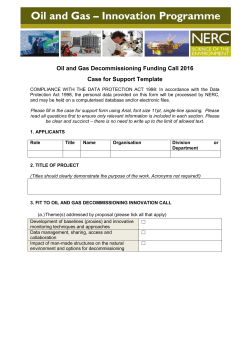 Decommissioning case for support template (Word, 632KB)