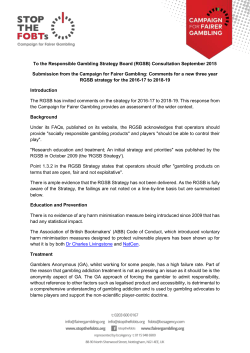 Philip Graf - Campaign for Fairer Gambling