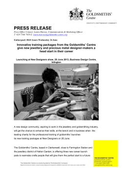 Graduate courses from the Goldsmiths` Centre