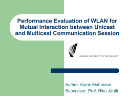 Performance Evaluation of WLAN for Mutual Interaction between