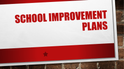 School Improvement Plans - Affordable Essay by AffordableEssays