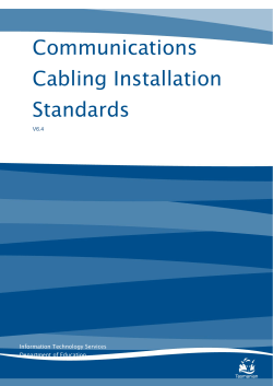 Communications Cabling Installation Standards