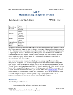 Computing in the Life Sciences