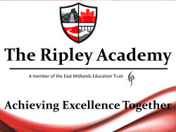 March Presentation - The Ripley Academy