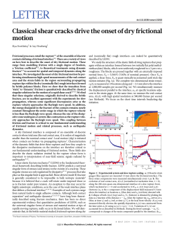 Classical shear cracks drive the onset of dry frictional motion