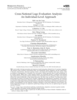 Cross-National Logo Evaluation Analysis: An Individual