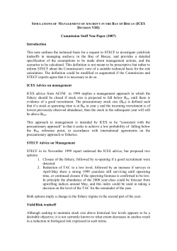 On Management of Anchovy VIII