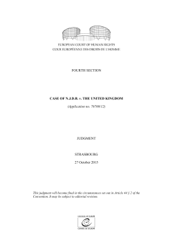 NJDB v United Kingdom