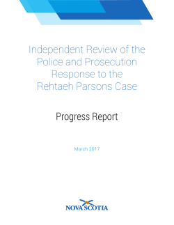 Independent Review of the Police and Prosecution Response to the