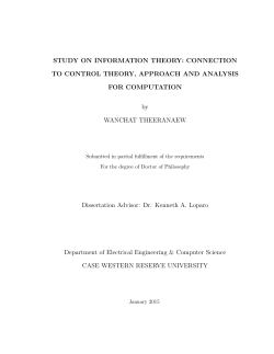 STUDY ON INFORMATION THEORY