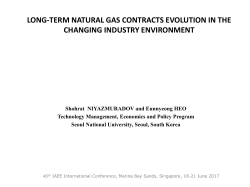 Long-term contracts - International Association for Energy Economics