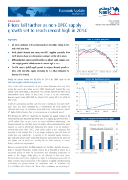 Prices fall further as non-OPEC supply growth set to
