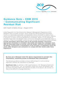 Communicating Residual Risk