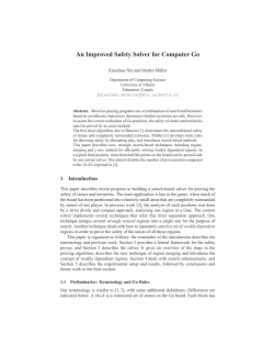An Improved Safety Solver for Computer Go