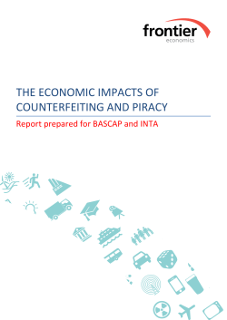 the economic impacts of counterfeiting and piracy