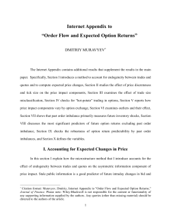 Order Flow and Expected Option Returns