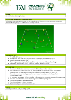 COACH: DATE OF SESSION: