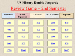 The Literature Review Game Show