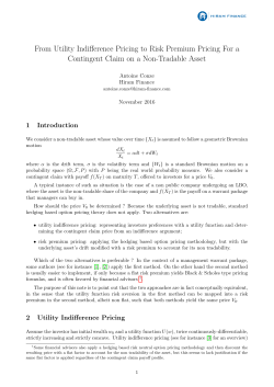 From Utility Indifference Pricing to Risk Premium