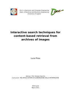 Interactive search techniques for content