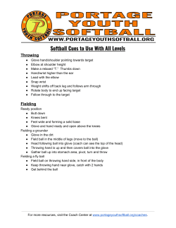 Softball Cues to Use With All Levels