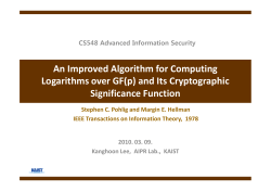 An Improved Algorithm for Computing Logarithms over GF(p) and Its