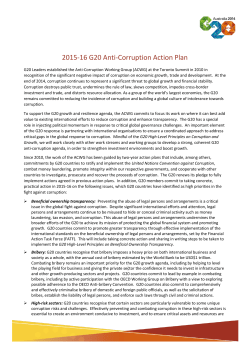 2015-16 G20 Anti-Corruption Action Plan