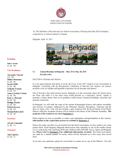 HARVARD LAW SCHOOL ASSOCIATION OF EUROPE President