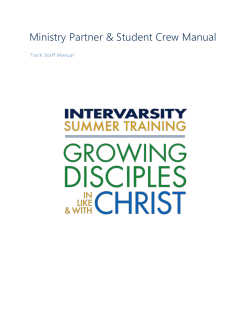 MPT-Student Crew Staff Manual 4.5.17