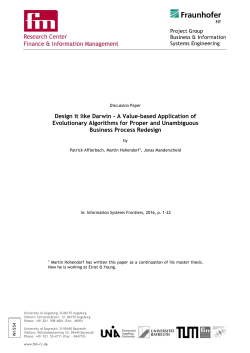 A Value-based Application of Evolutionary Algorithms for Proper and